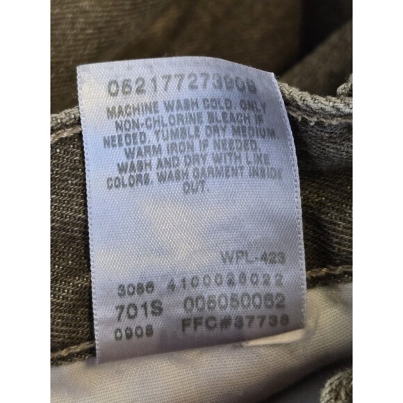 VTG Levis 505 Jeans Mens 33x29 Tan Straight Fit Work Biker Y2K Preppy Preppy - Picture 8 of 8